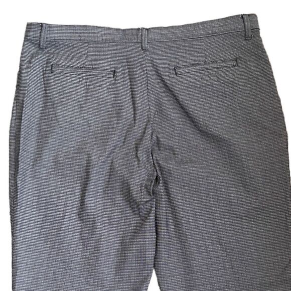 Lee All Day Pant Straight Leg Gray Glenplaid Pants Size 18 Medium - Picture 5 of 16